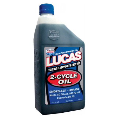40110 Huile moteur 2T Lucas Oil Semi Synthese 946 mL