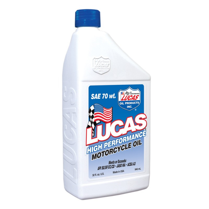 40714 Huile moto SAE 70 WT monograde Lucas Oil 946 ml