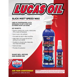 40160 Spray Renovateur Peinture Lucas Oil Speed Wax