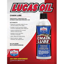 40393 Bombe Graisse Chaine moto Lucas Oil