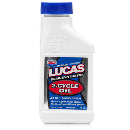 40058 Huile moteur 2T Lucas Oil Semi Synthese 76ml