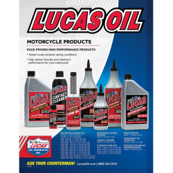 10793 Huile moto SAE 10W 40 Synthèse Lucas Oil 1 L