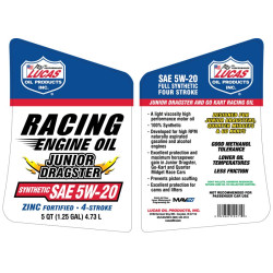 Huile moteur racing 5W20 Junior Dragster – format économique 4.73