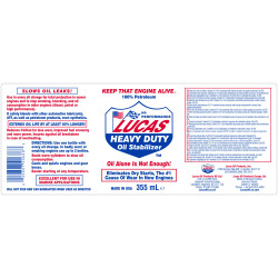 40686 Stabilisateur huile moteur Lucas Oil 355 ML
