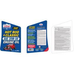 40684 Huile 20W 50 HOT ROD CLASSIC Lucas Oil 5 L