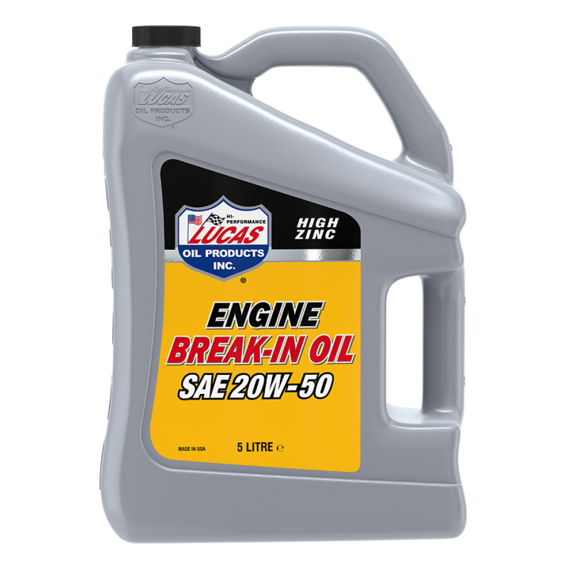 40636 Huile Rodage SAE 20W 50 Lucas Oil 5 L