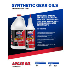 40121 Huile SAE 75W 140 Synthèse Lucas Oil 1 litre