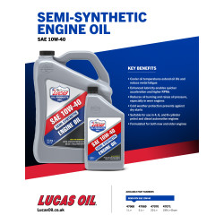 47069 Huile moteur semi synthétique Lucas Oil 10W40